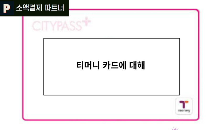 티머니 카드에 대해